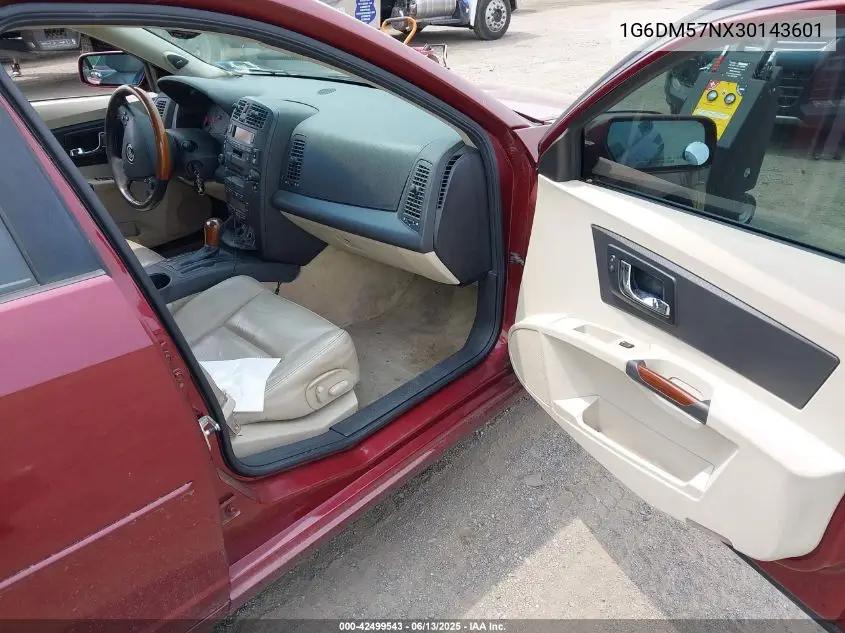 2003 Cadillac Cts Standard VIN: 1G6DM57NX30143601 Lot: 42499543