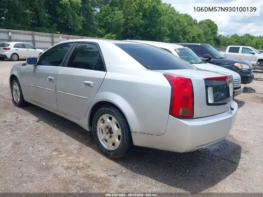 2003 Cadillac Cts Standard VIN: 1G6DM57N930100139 Lot: 42512263