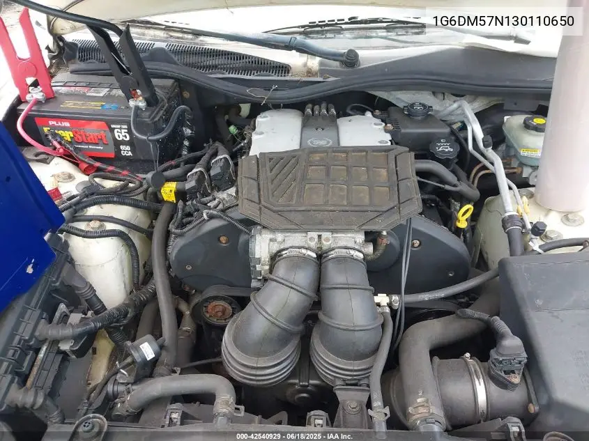2003 Cadillac Cts Standard VIN: 1G6DM57N130110650 Lot: 42540929