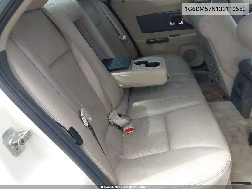 2003 Cadillac Cts Standard VIN: 1G6DM57N130110650 Lot: 42540929