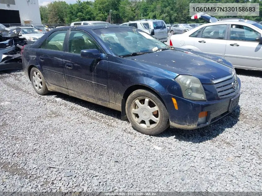 2003 Cadillac Cts Standard VIN: 1G6DM57N330158683 Lot: 42732826