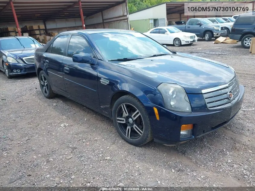 2003 Cadillac Cts Standard VIN: 1G6DM57N730104769 Lot: 42763470