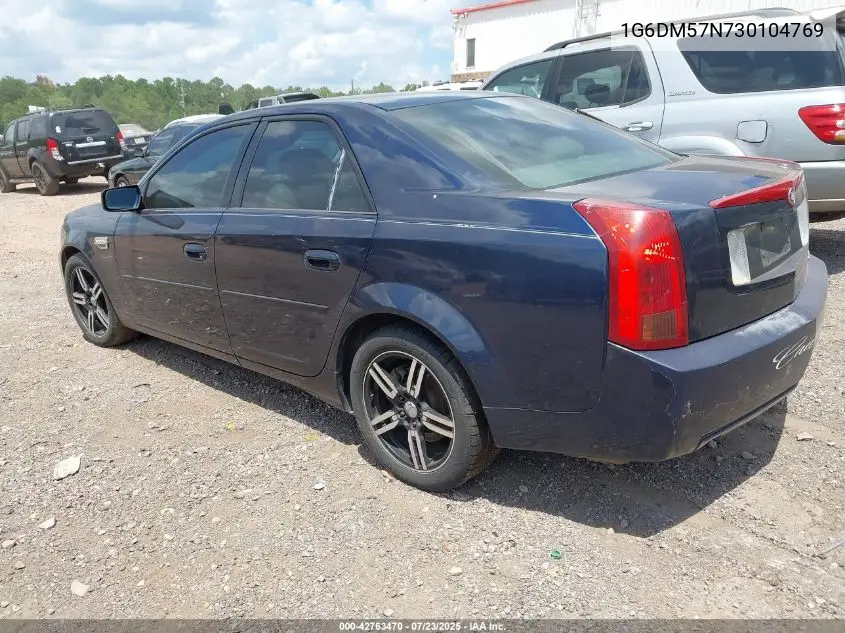 2003 Cadillac Cts Standard VIN: 1G6DM57N730104769 Lot: 42763470
