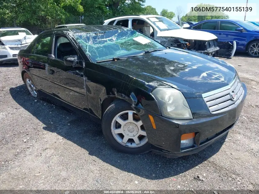 2004 Cadillac Cts Standard VIN: 1G6DM577540155139 Lot: 42231838
