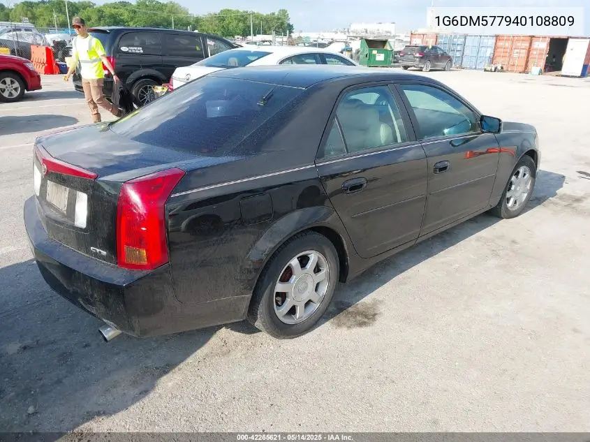 2004 Cadillac Cts Standard VIN: 1G6DM577940108809 Lot: 42265621