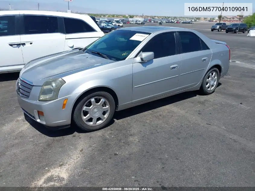 2004 Cadillac Cts Standard VIN: 1G6DM577040109041 Lot: 42558856