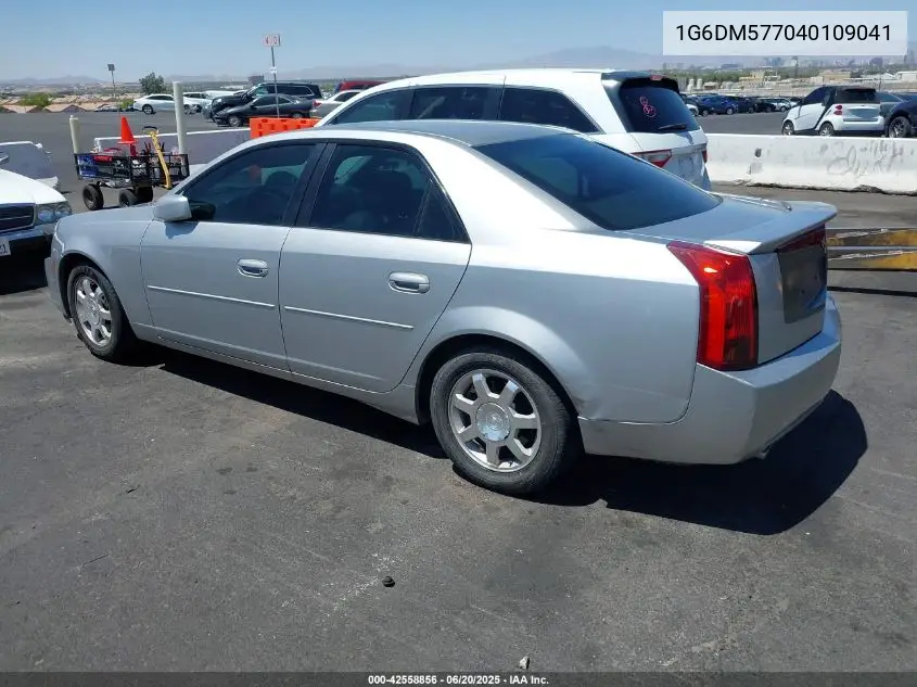 2004 Cadillac Cts Standard VIN: 1G6DM577040109041 Lot: 42558856