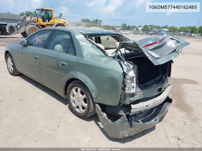2004 Cadillac Cts Standard VIN: 1G6DM577440162485 Lot: 42578133