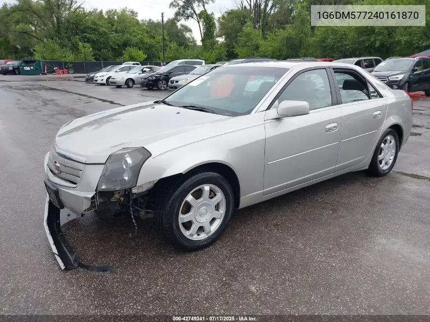 2004 Cadillac Cts Standard VIN: 1G6DM577240161870 Lot: 42749341