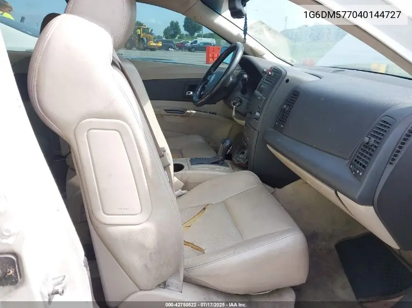 2004 Cadillac Cts Standard VIN: 1G6DM577040144727 Lot: 42750522
