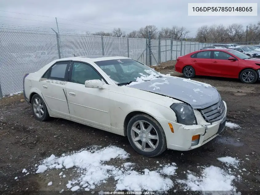 2005 Cadillac Cts Standard VIN: 1G6DP567850148065 Lot: 41910088