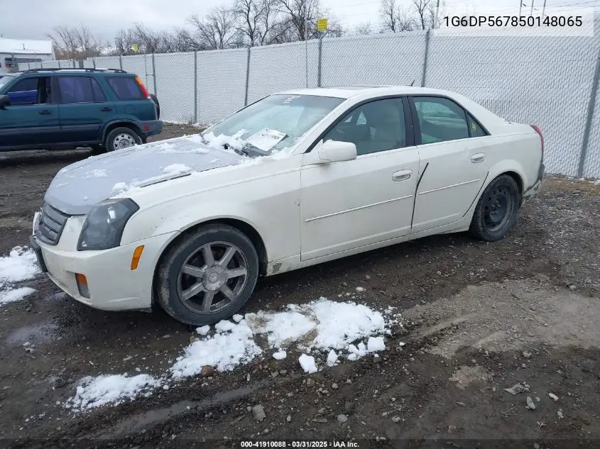 2005 Cadillac Cts Standard VIN: 1G6DP567850148065 Lot: 41910088
