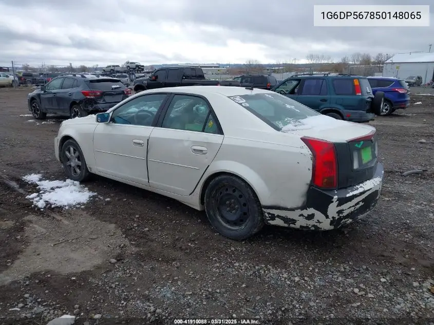 2005 Cadillac Cts Standard VIN: 1G6DP567850148065 Lot: 41910088