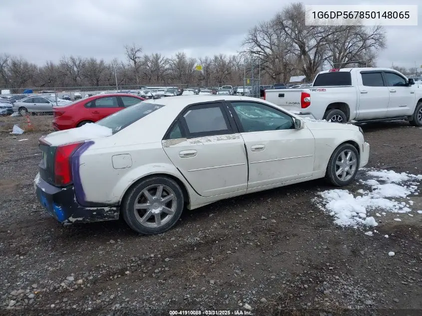 2005 Cadillac Cts Standard VIN: 1G6DP567850148065 Lot: 41910088