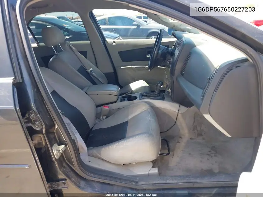 2005 Cadillac Cts Standard VIN: 1G6DP567650227203 Lot: 42011203