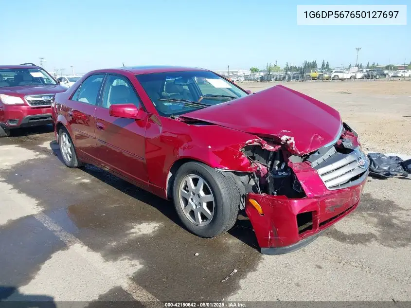 2005 Cadillac Cts Standard VIN: 1G6DP567650127697 Lot: 42150642