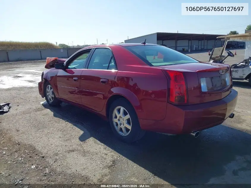 2005 Cadillac Cts Standard VIN: 1G6DP567650127697 Lot: 42150642