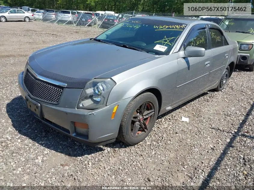 2005 Cadillac Cts Standard VIN: 1G6DP567X50175462 Lot: 42549841