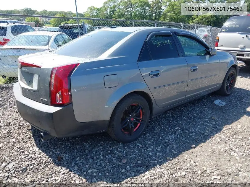 2005 Cadillac Cts Standard VIN: 1G6DP567X50175462 Lot: 42549841