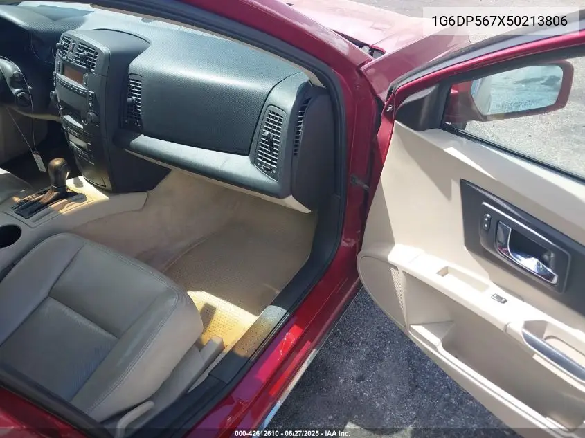 2005 Cadillac Cts Standard VIN: 1G6DP567X50213806 Lot: 42612610