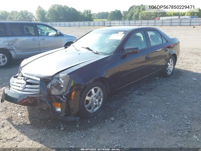 2005 Cadillac Cts Standard VIN: 1G6DP567850229471 Lot: 42733226