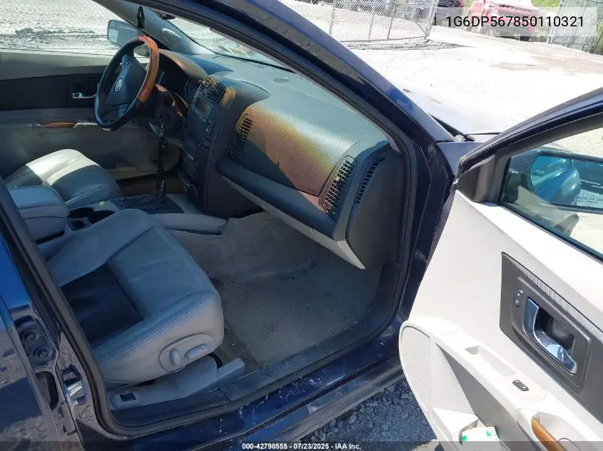 2005 Cadillac Cts Standard VIN: 1G6DP567850110321 Lot: 42798555