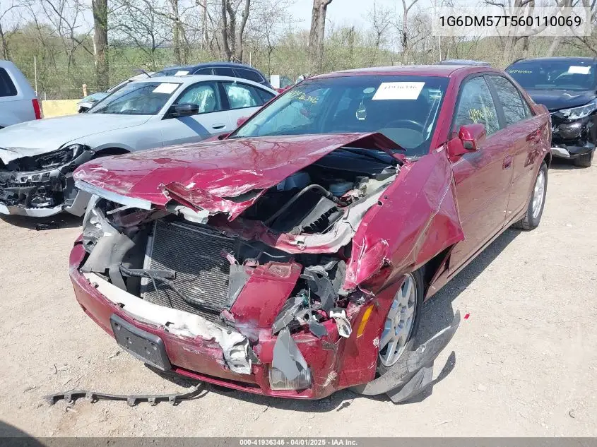 2006 Cadillac Cts Standard VIN: 1G6DM57T560110069 Lot: 41936346