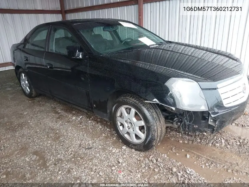 2006 Cadillac Cts Standard VIN: 1G6DM57T360212731 Lot: 42240448