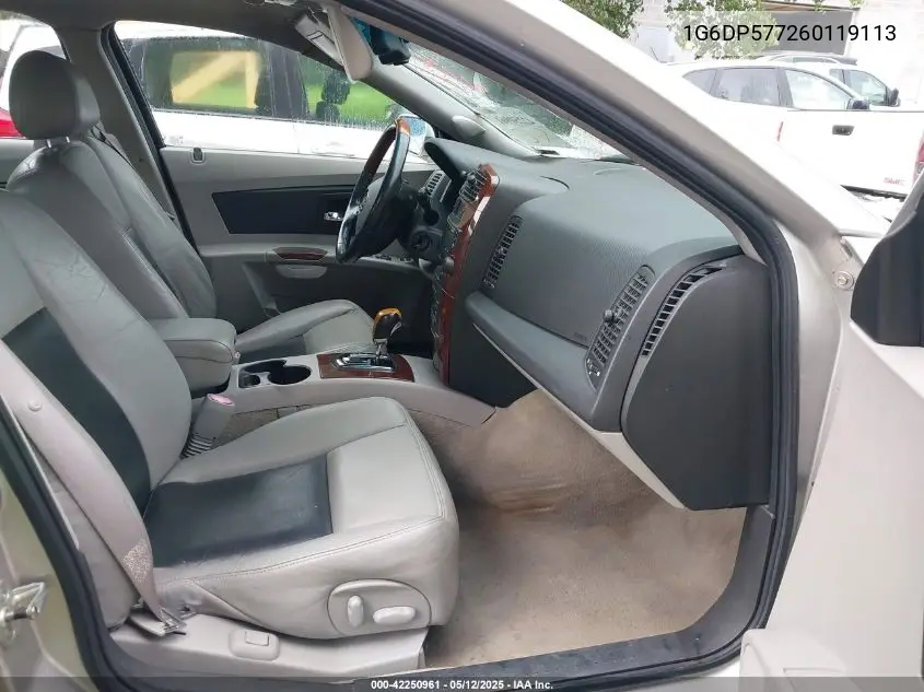 2006 Cadillac Cts Standard VIN: 1G6DP577260119113 Lot: 42250961