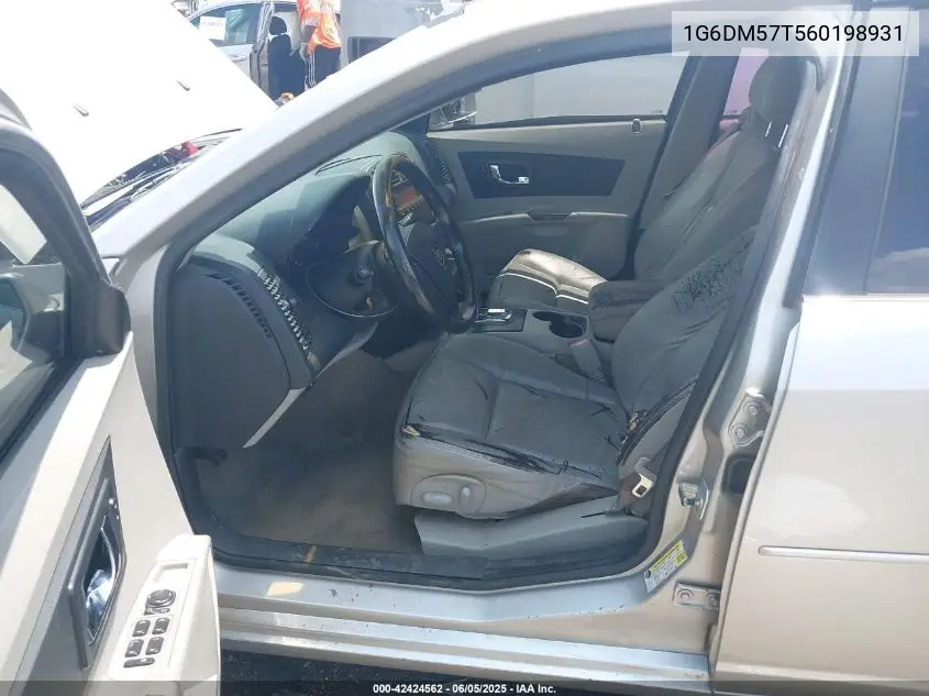 2006 Cadillac Cts Standard VIN: 1G6DM57T560198931 Lot: 42424562