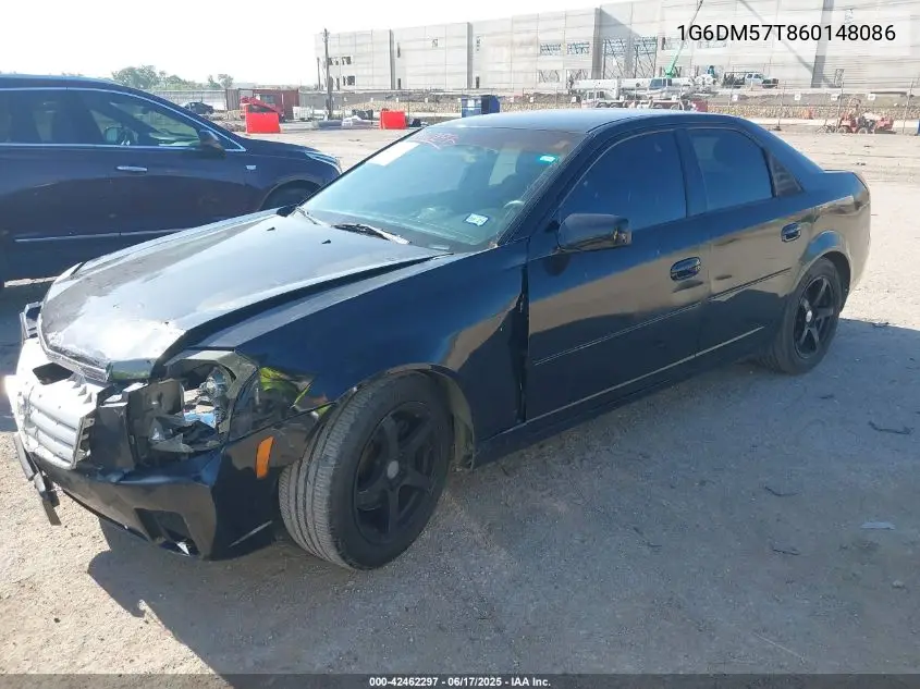 2006 Cadillac Cts Standard VIN: 1G6DM57T860148086 Lot: 42462297