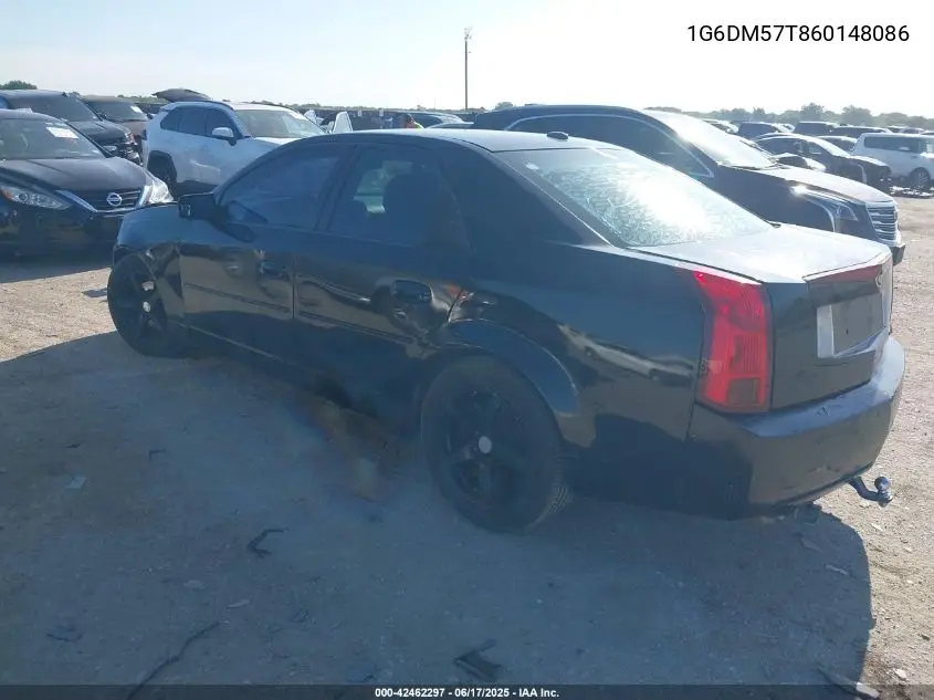 2006 Cadillac Cts Standard VIN: 1G6DM57T860148086 Lot: 42462297
