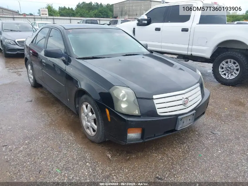 2006 Cadillac Cts Standard VIN: 1G6DM57T360193906 Lot: 42490588