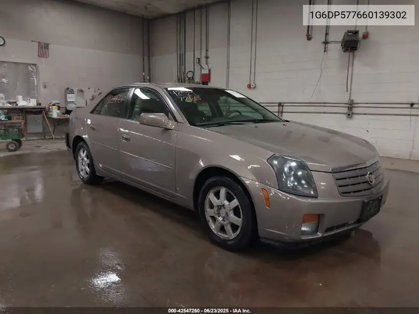 2006 Cadillac Cts Standard VIN: 1G6DP577660139302 Lot: 42547260