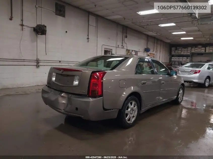 2006 Cadillac Cts Standard VIN: 1G6DP577660139302 Lot: 42547260