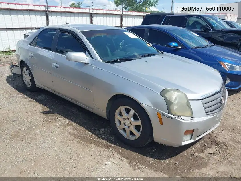 2006 Cadillac Cts Standard VIN: 1G6DM57T560110007 Lot: 42577137