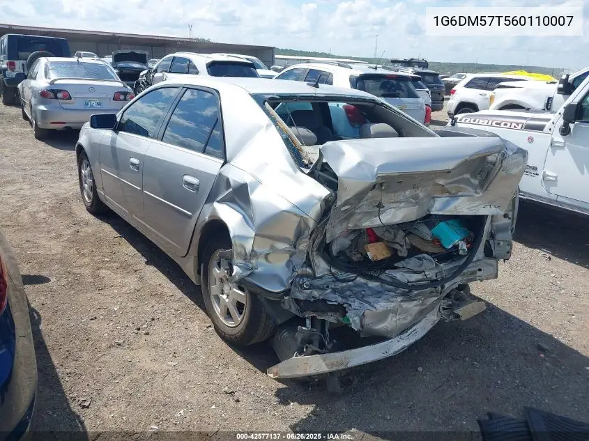 2006 Cadillac Cts Standard VIN: 1G6DM57T560110007 Lot: 42577137