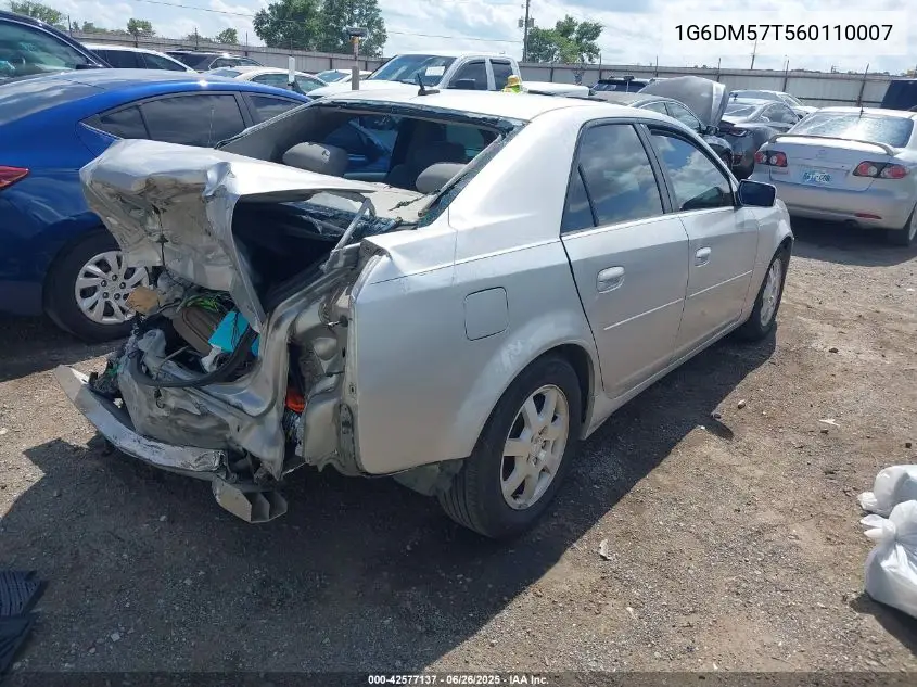2006 Cadillac Cts Standard VIN: 1G6DM57T560110007 Lot: 42577137