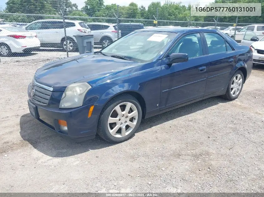 2006 Cadillac Cts Standard VIN: 1G6DP577760131001 Lot: 42608417