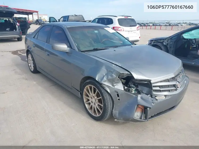 2006 Cadillac Cts Standard VIN: 1G6DP577760167660 Lot: 42765428