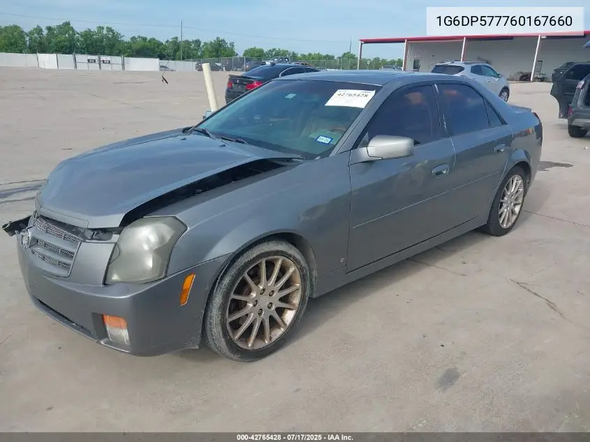 2006 Cadillac Cts Standard VIN: 1G6DP577760167660 Lot: 42765428