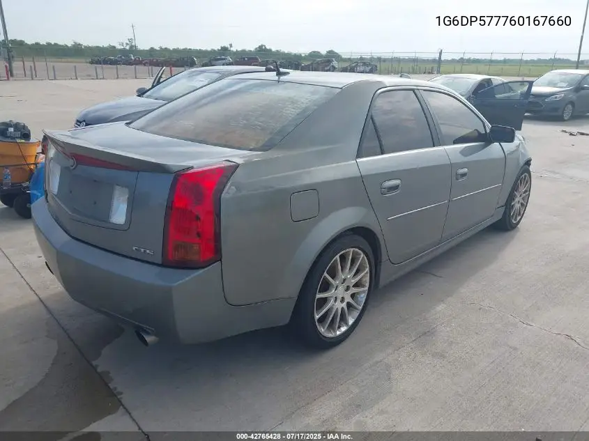 2006 Cadillac Cts Standard VIN: 1G6DP577760167660 Lot: 42765428