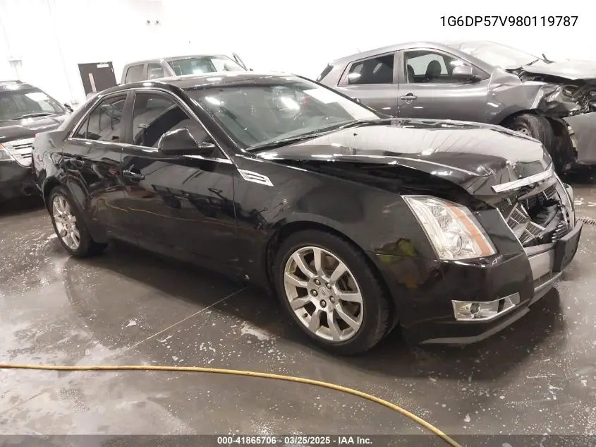 2008 Cadillac Cts Standard VIN: 1G6DP57V980119787 Lot: 41865706
