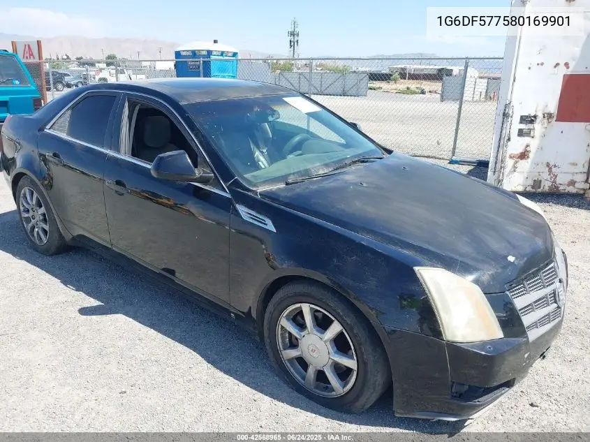 2008 Cadillac Cts Standard VIN: 1G6DF577580169901 Lot: 42568965
