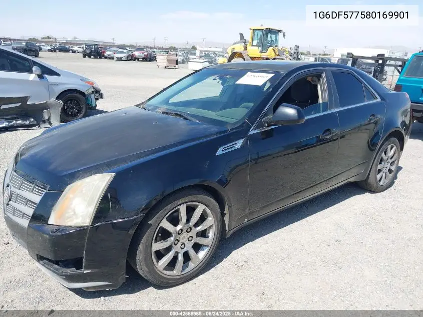 2008 Cadillac Cts Standard VIN: 1G6DF577580169901 Lot: 42568965