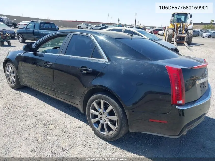 2008 Cadillac Cts Standard VIN: 1G6DF577580169901 Lot: 42568965