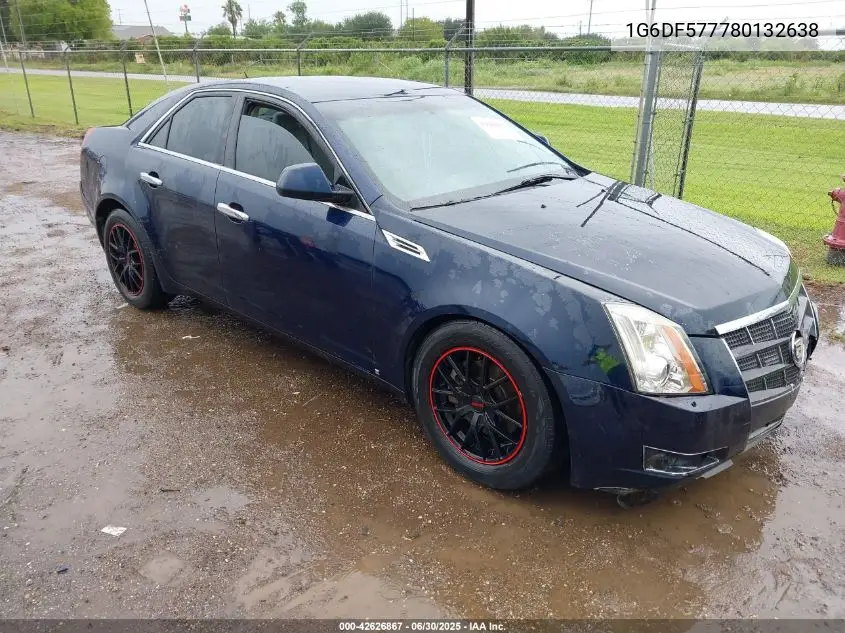 2008 Cadillac Cts Standard VIN: 1G6DF577780132638 Lot: 42626867
