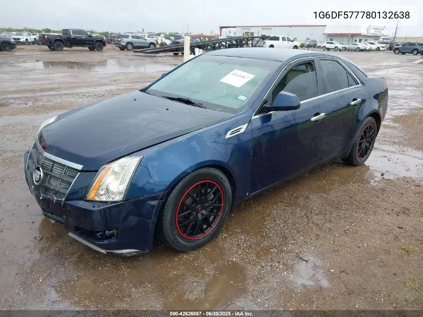 2008 Cadillac Cts Standard VIN: 1G6DF577780132638 Lot: 42626867