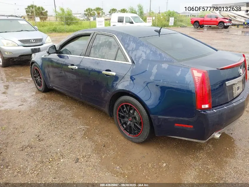 2008 Cadillac Cts Standard VIN: 1G6DF577780132638 Lot: 42626867