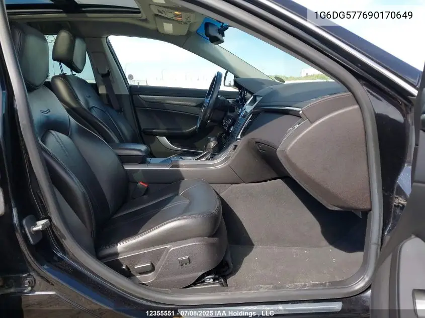 2009 Cadillac Cts VIN: 1G6DG577690170649 Lot: 12355551